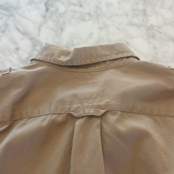 Long sleeve Safari brown J.Crew Chino size large - Picture 7 of 7